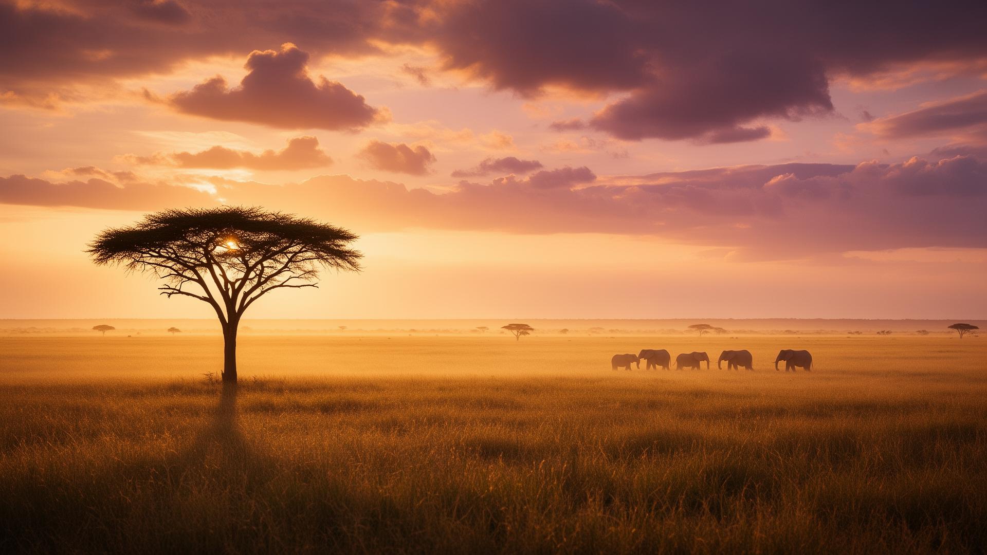 Tanzania at sunrise